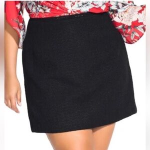 City chic boucle skirt